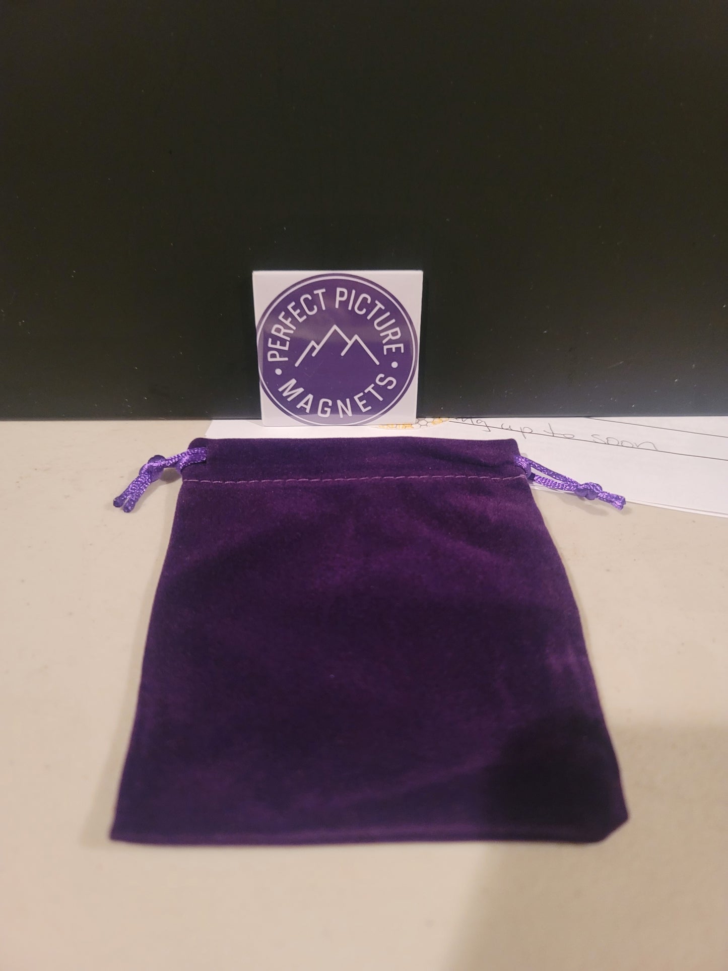 Large 4.0x4.8in velvet gift bag
